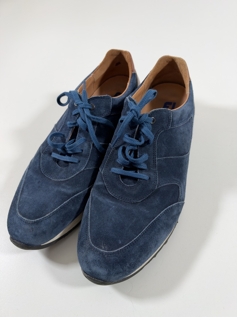 FootJoy FJ 1857 Shoes Mens Size 11 Blue Suede Leather Casual Sneakers Lace Up